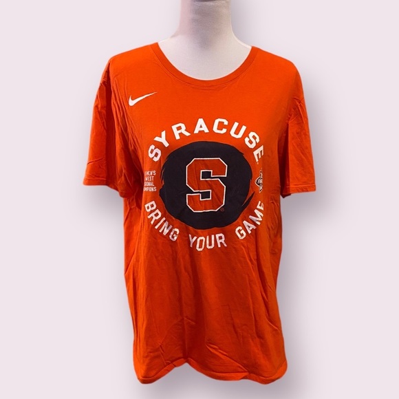 Nike | Women’s | Syracuse Bring Your Game Orange T-Shirt | Size: L - Picture 1 of 5
